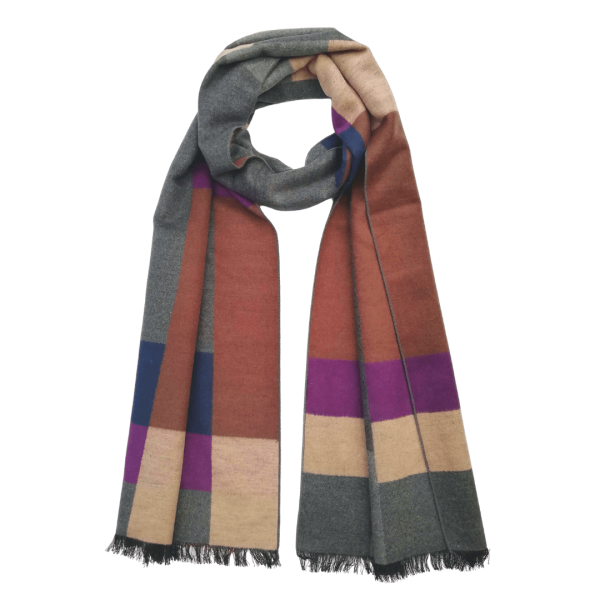 Scarf Shawl Silk Flannel Jacquard